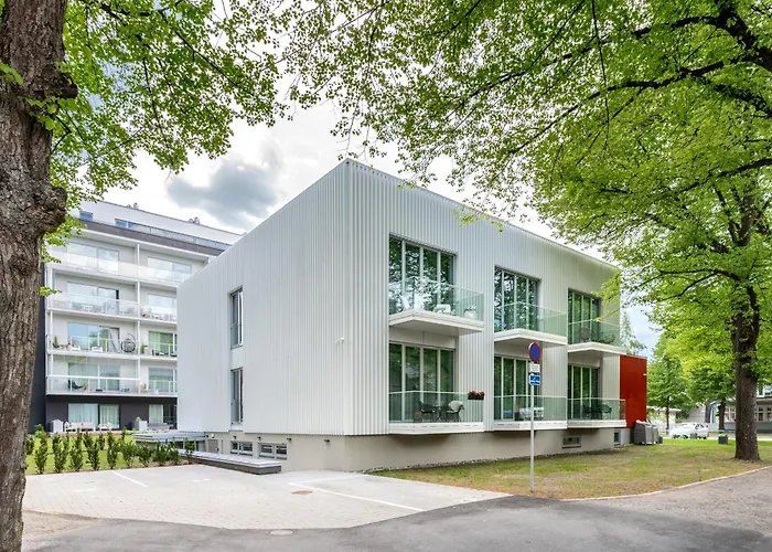 Tempus Te Aparts With Balcony Apartamento Pärnu